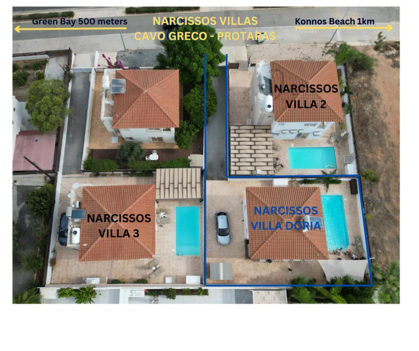 Narcissos Villa Doria Protaras Luaran gambar